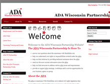 Tablet Screenshot of adawipartnership.org
